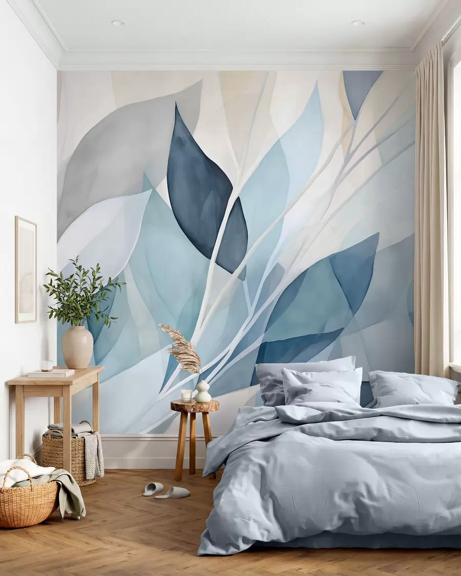 zidne murale Apstraktni listovi w02701