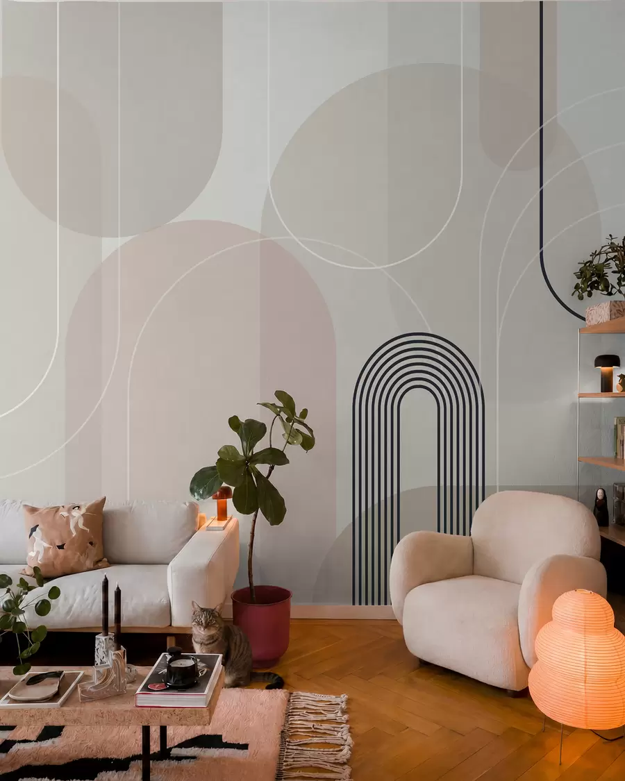 zidne murale Lukovi u pastelnim tonovima w02826