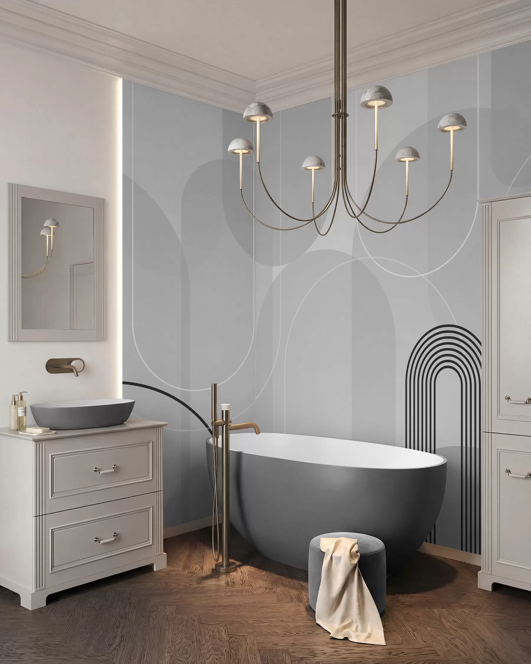 zidne murale Elegantni minimalistički lukovi w02826v1