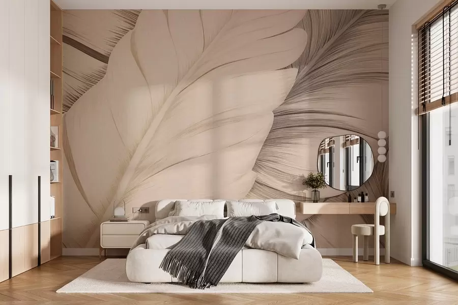 zidne murale Veliki listovi w02859