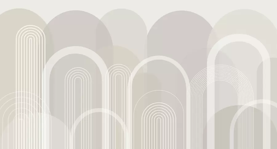 zidne murale Boho geometrijski lukovi w02935v1