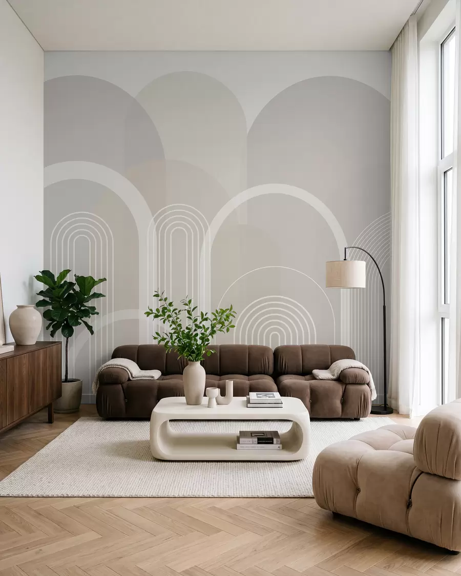 zidne murale Boho geometrijski lukovi w02935v1