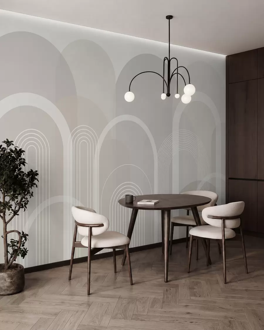 zidne murale Boho geometrijski lukovi w02935v1