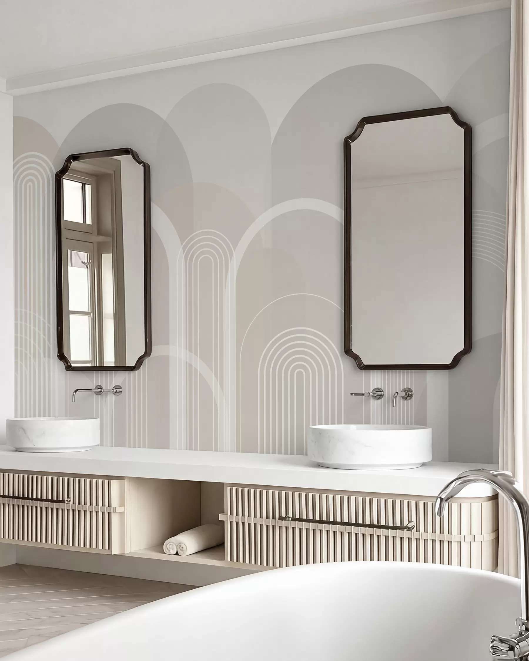 zidne murale Boho geometrijski lukovi w02935v1