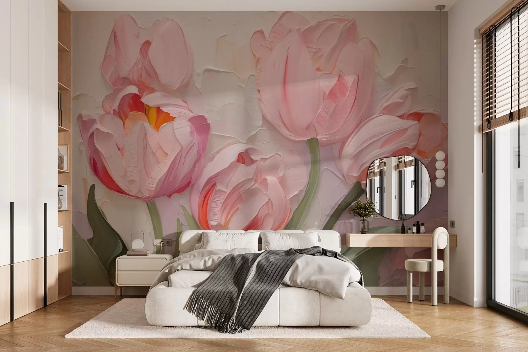 zidne murale Slika imitacije tulipana w03066