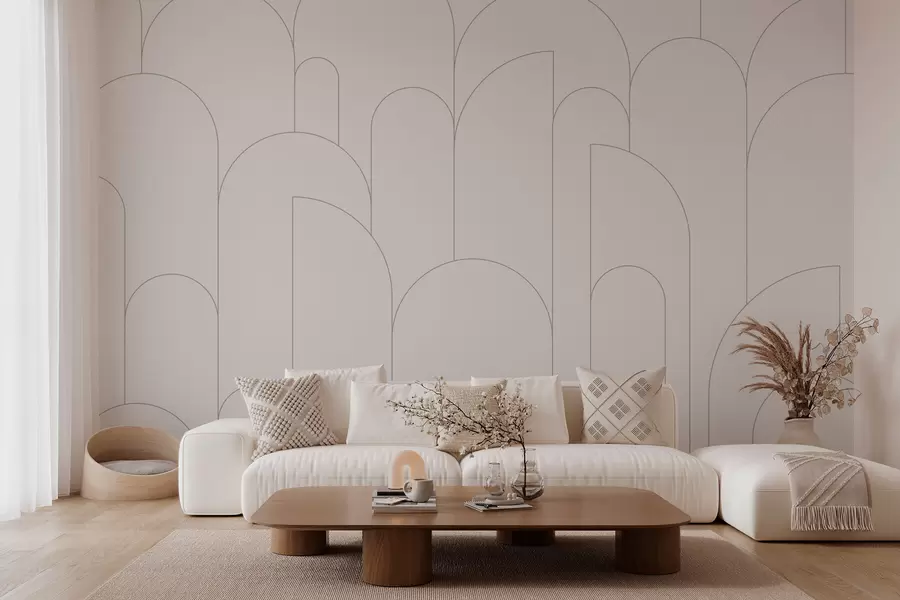 zidne murale Minimalistički lukovi w03145