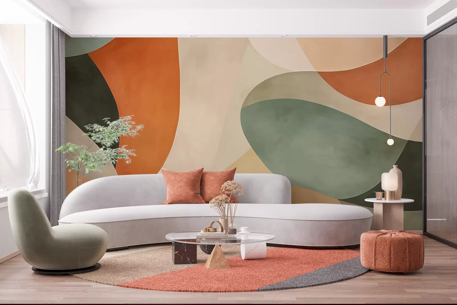 zidne murale Apstraktna kompozicija w03094