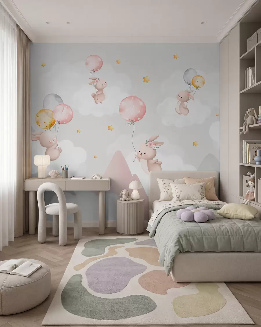 zidne murale Zečići iznad planina w03375