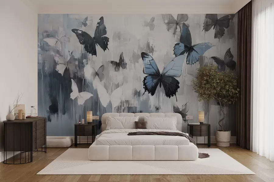 zidne murale Apstraktni leptiri w08924