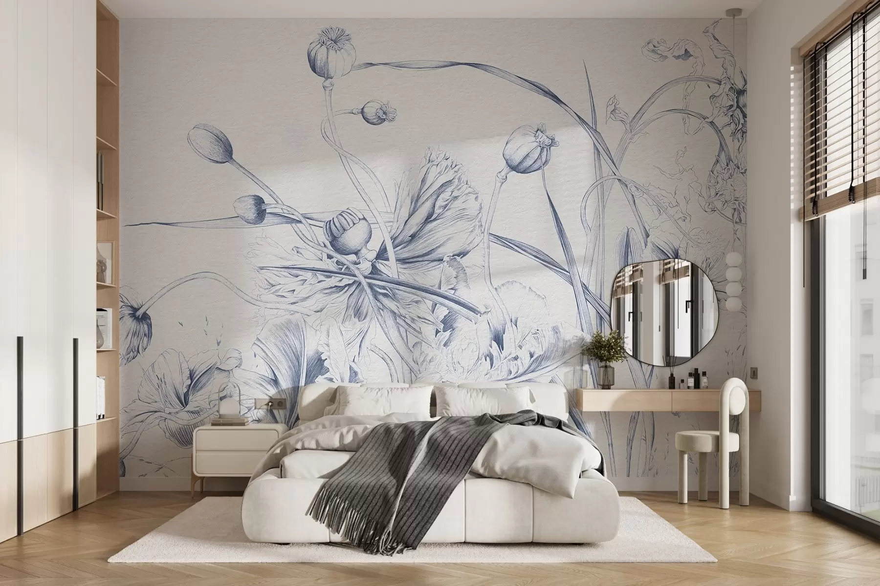 zidne murale Botanička grafika w08926v2