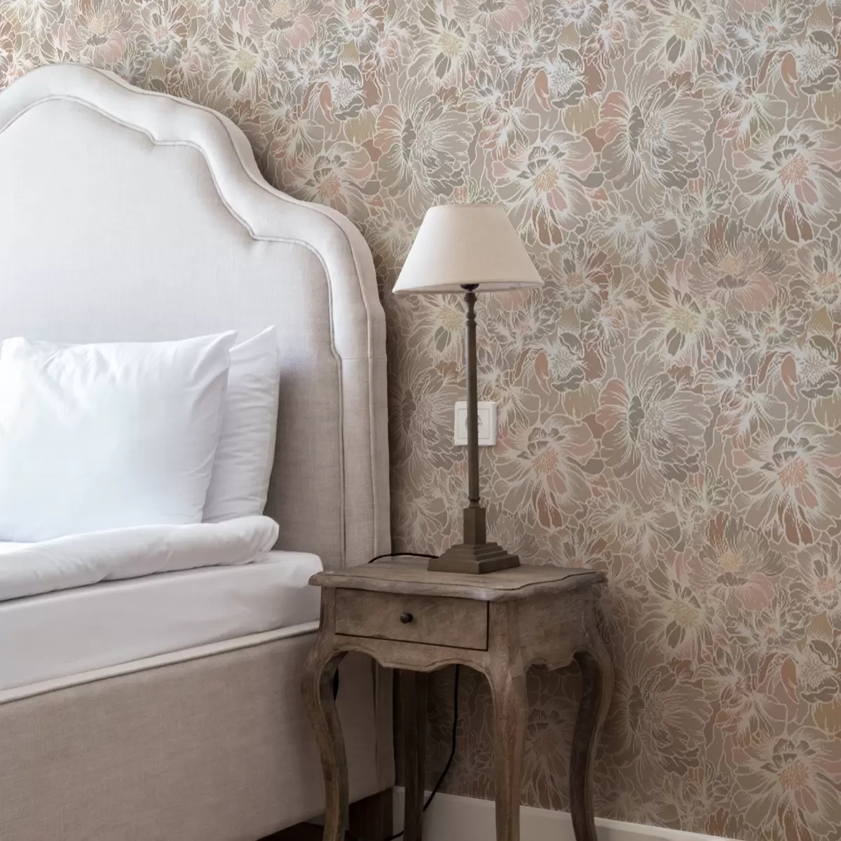 Pozadina Veliki cvjetovi sa šarenim laticama u pastelnim nijansama a00020