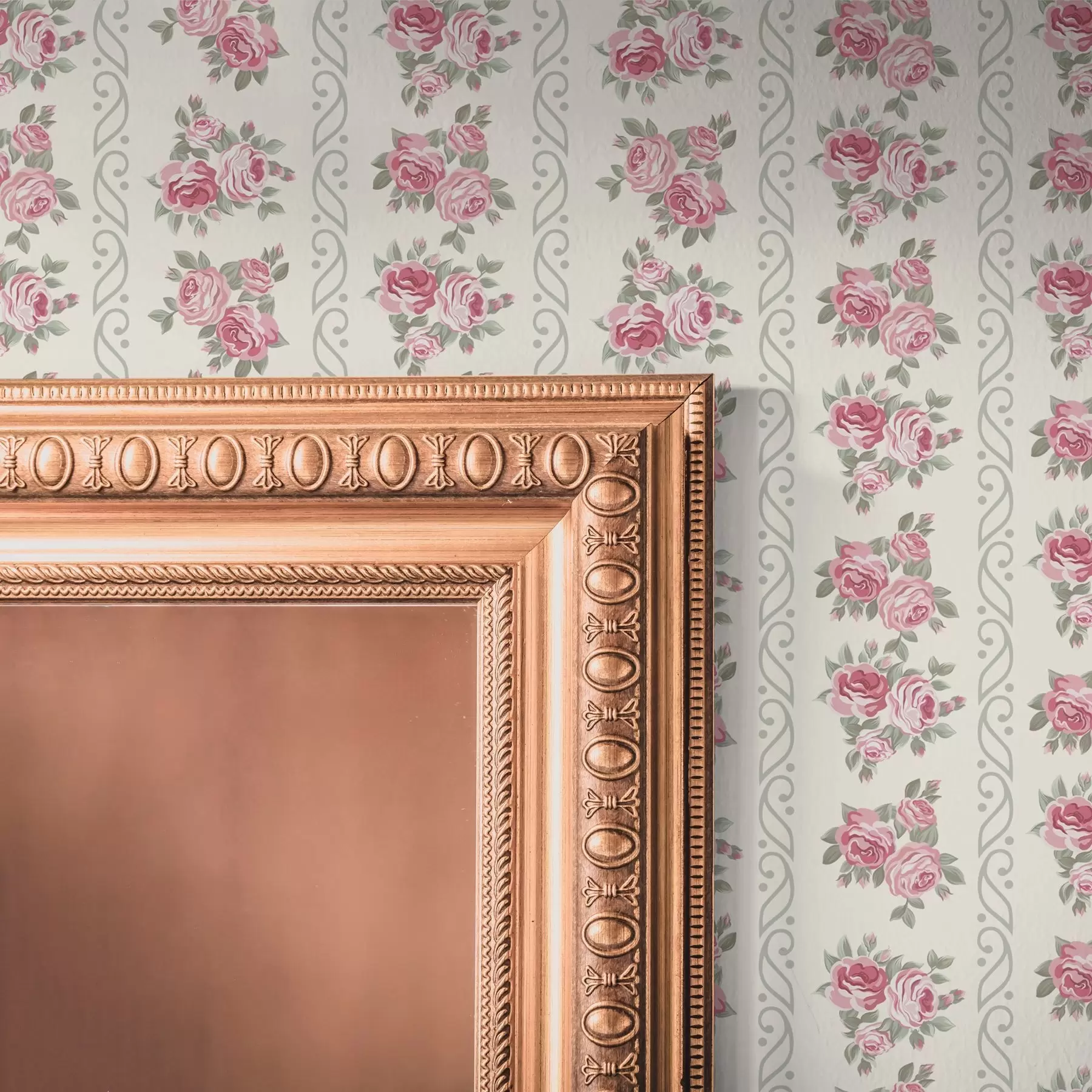 zidne murale Okomite pruge ruža a00028