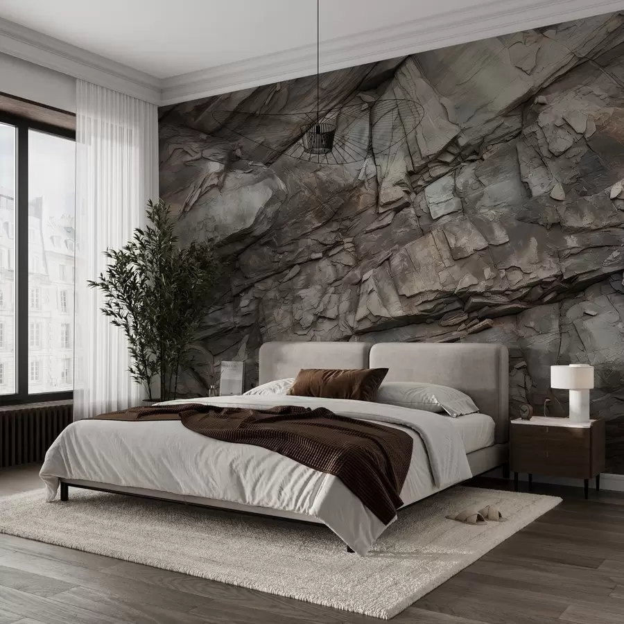 zidne murale Oslikani kameni zid w03554