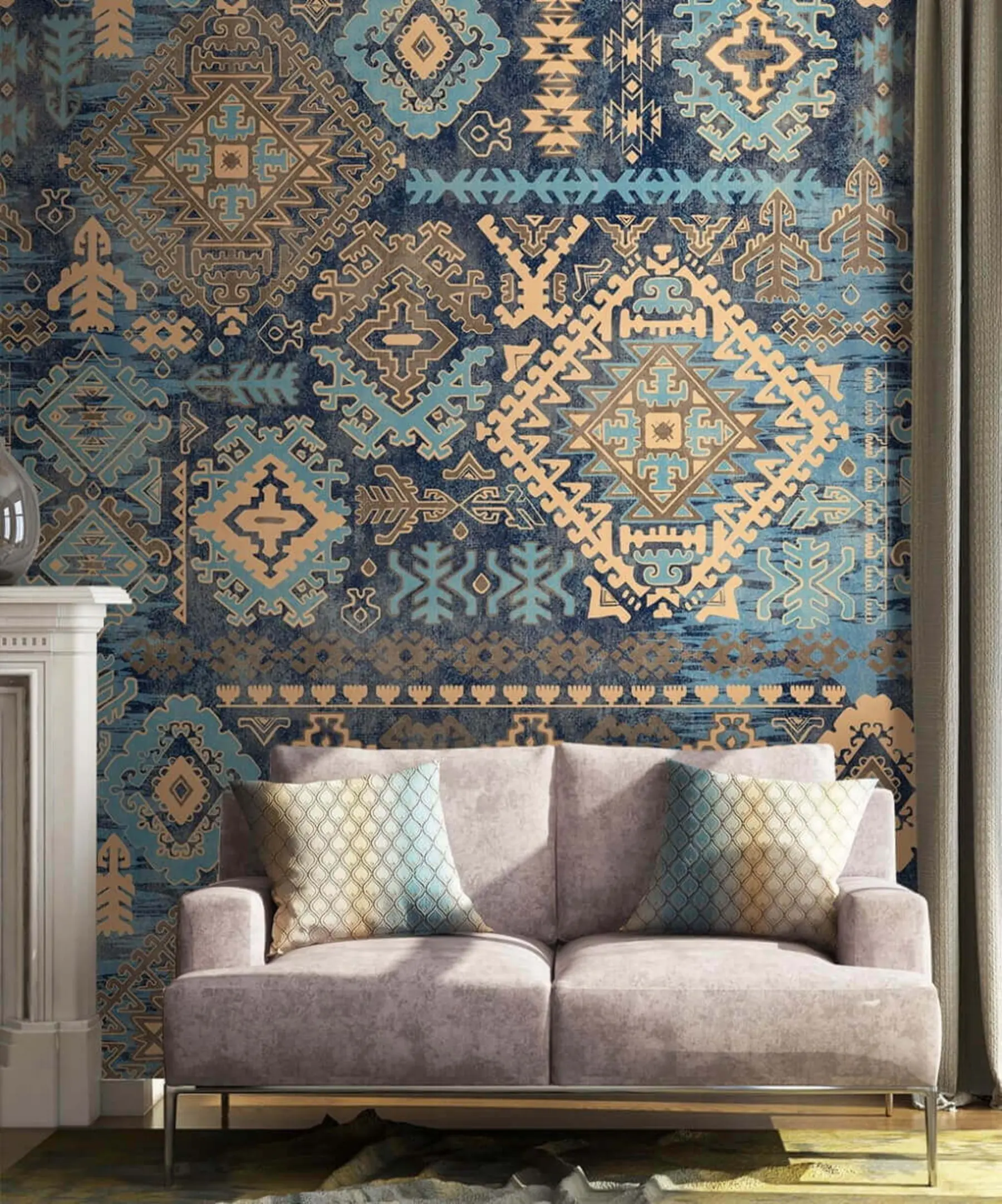 zidne murale Gruzijski ornamenti u52877