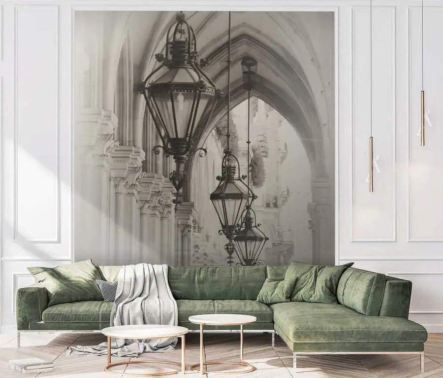 zidne murale Ulična rasvjeta, lampa i art u57433