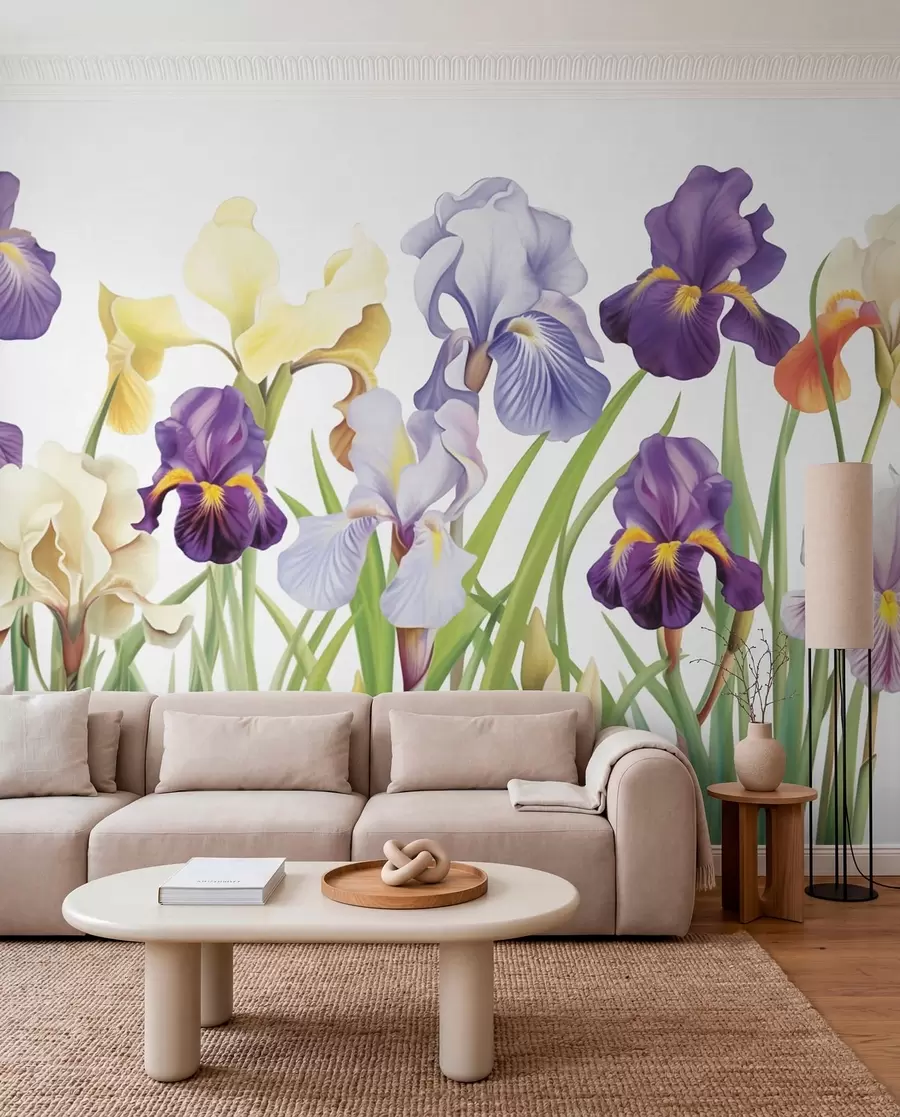 zidne murale Cvjetovi perunike w03641