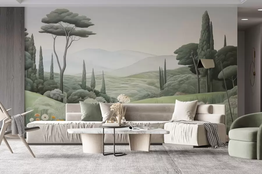 zidne murale Akvarel pejzaž w03659