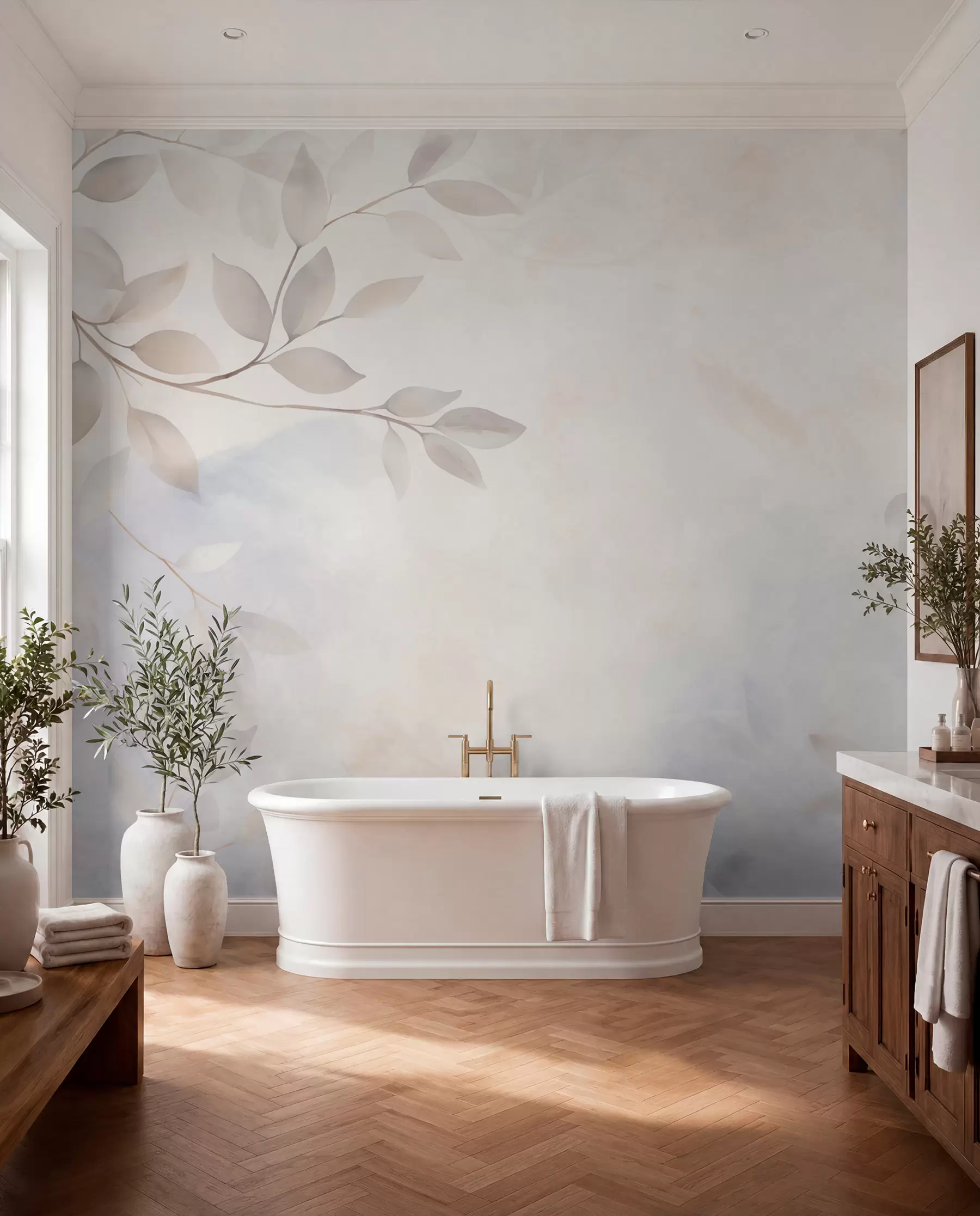 zidne murale Svjetlost ostavlja u magli w08990