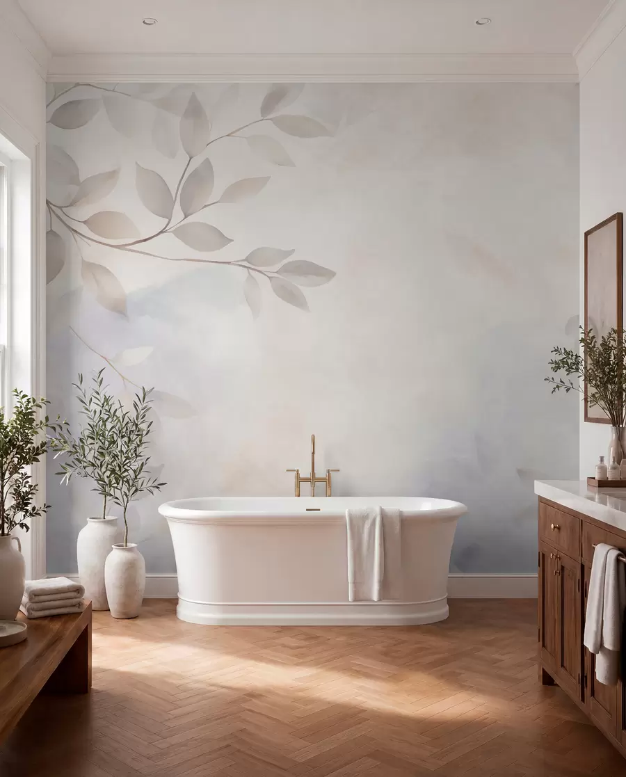 zidne murale Svjetlost ostavlja u magli w08990