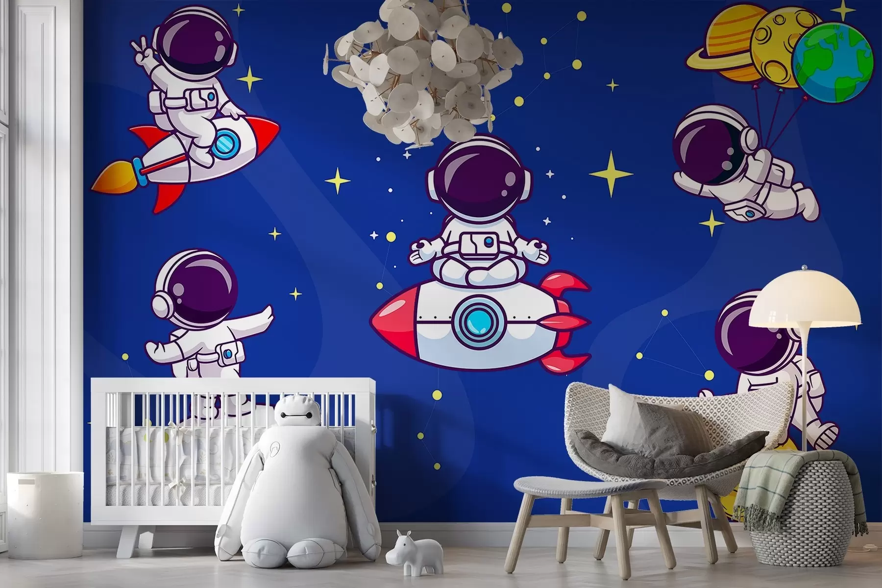 zidne murale Astronauti w03682