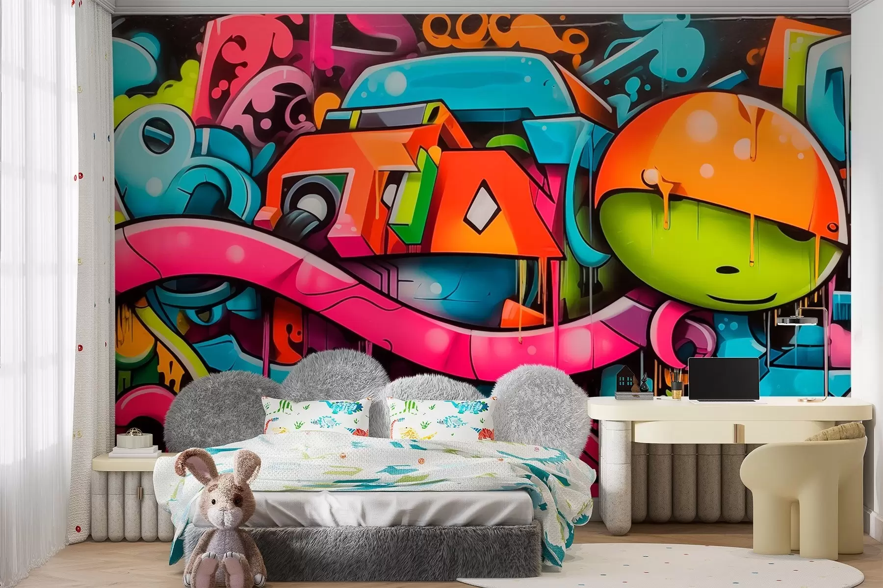 zidne murale Svijetli grafiti w03688