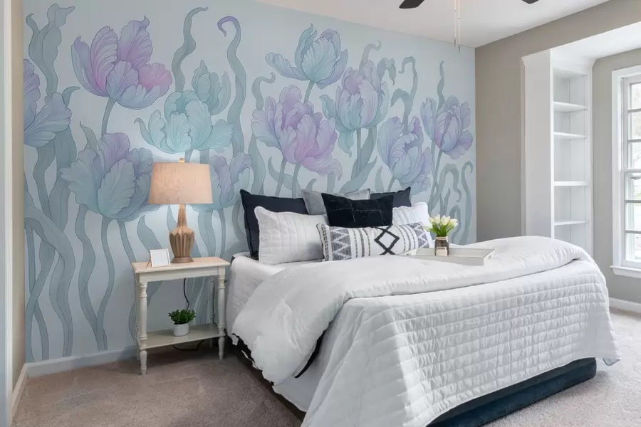 zidne murale Nježni i elegantni tulipani w03817v2