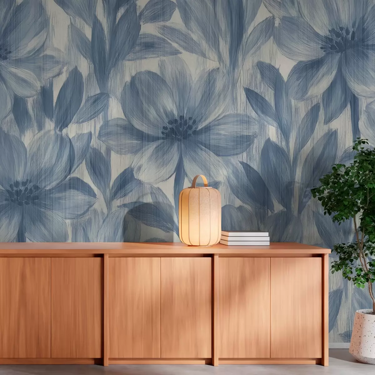 zidne murale Elegantno cvijeće u akvarelu w03821