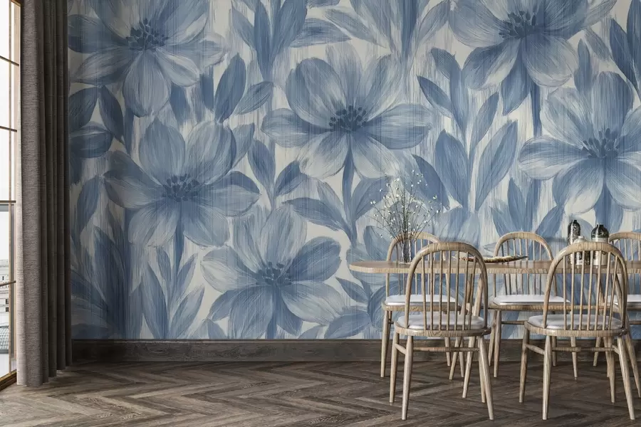 zidne murale Elegantno cvijeće u akvarelu w03821