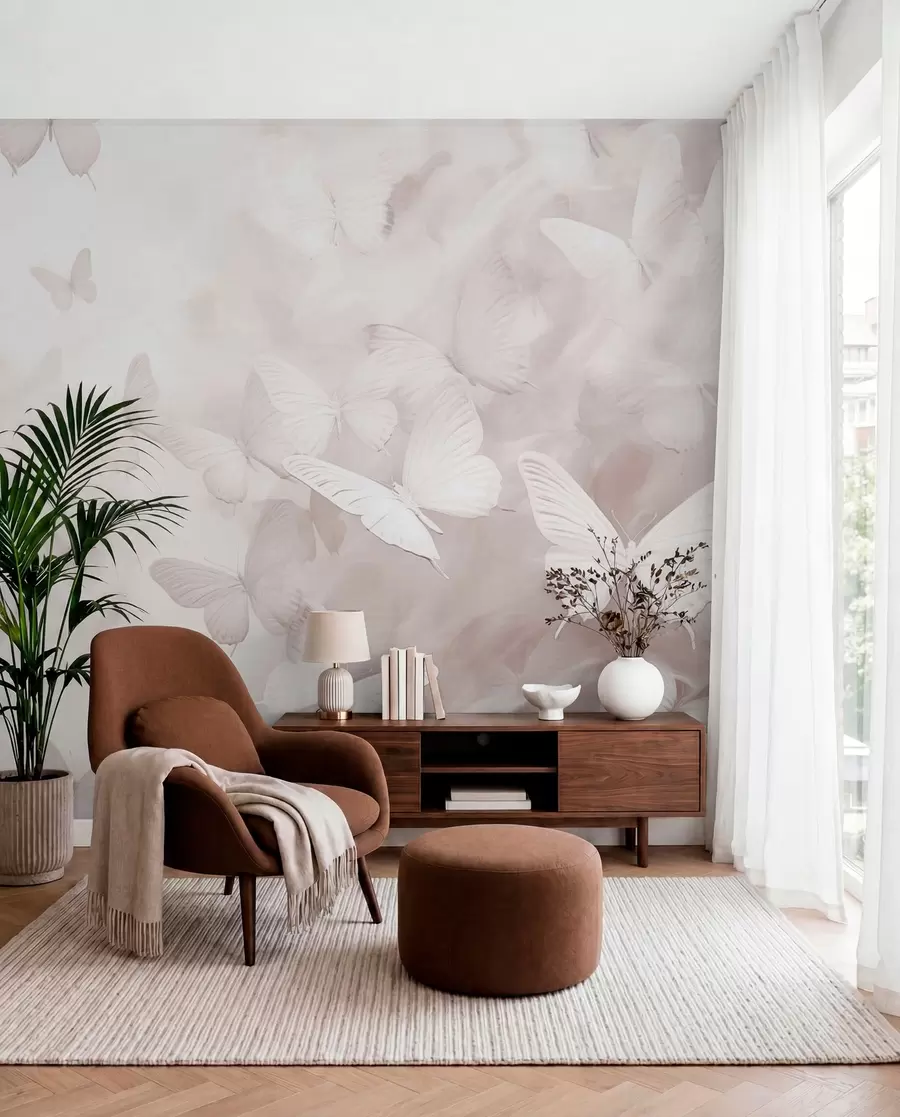 zidne murale Leptiri u magli w03841v1