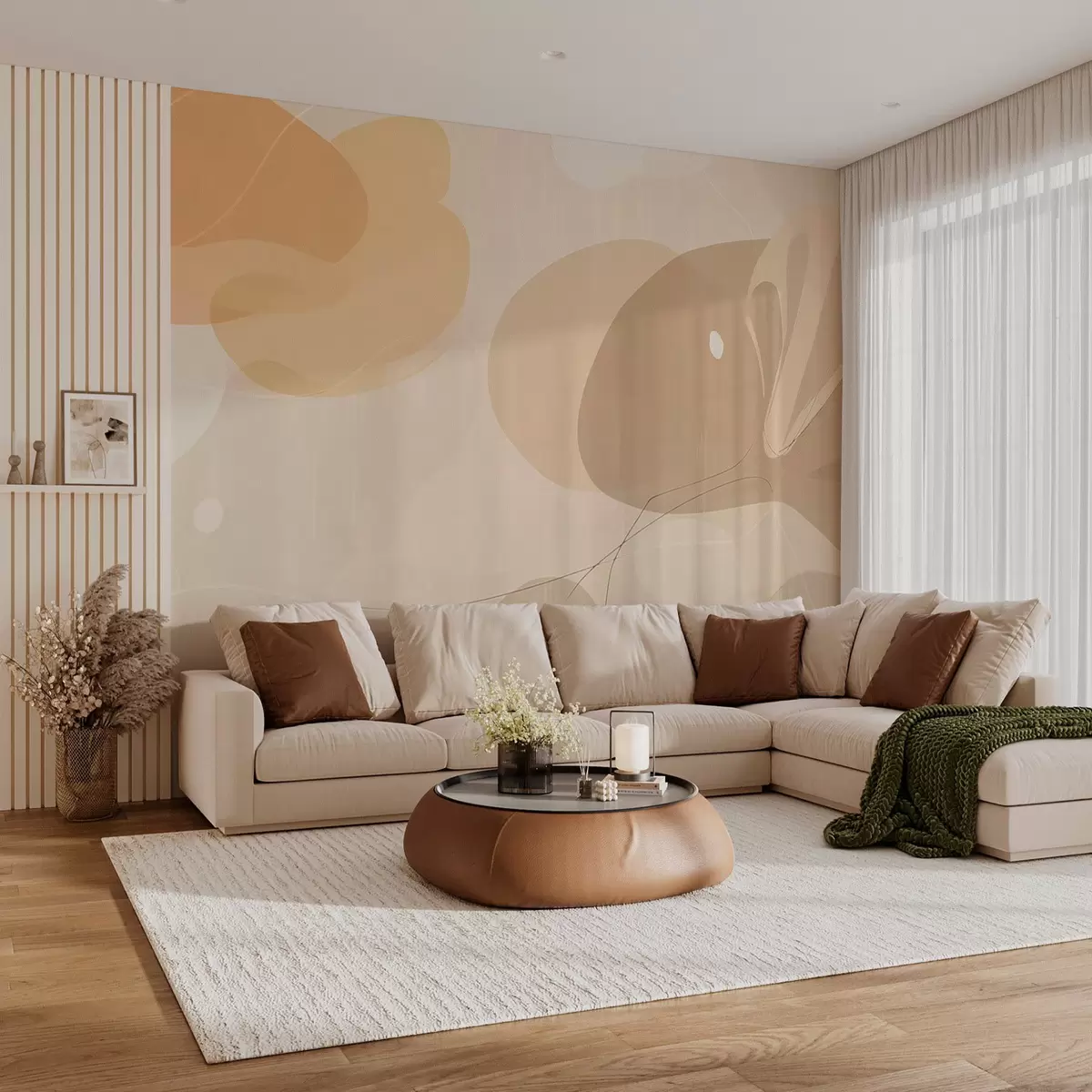 zidne murale Svjetlosna apstrakcija w03837