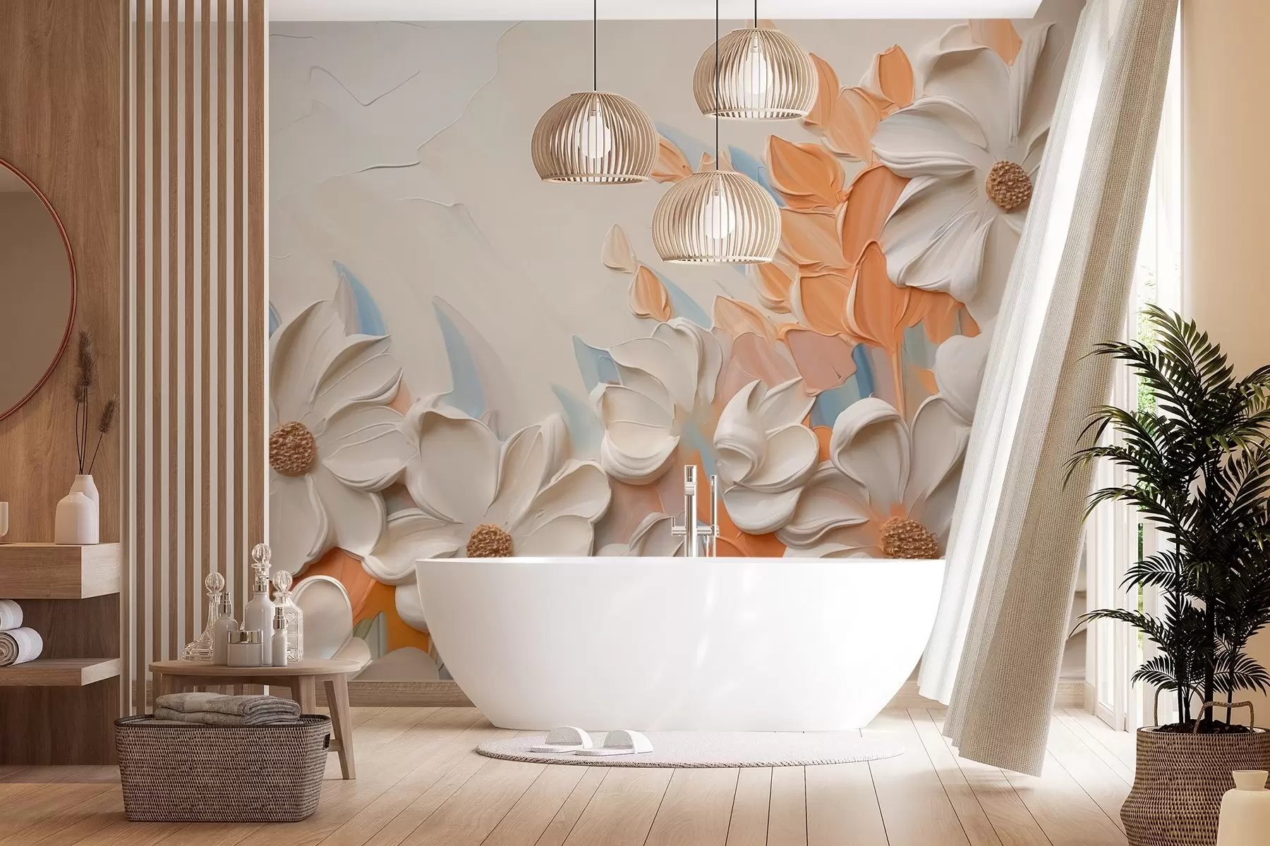 zidne murale Slika imitacija cvijeća w03900