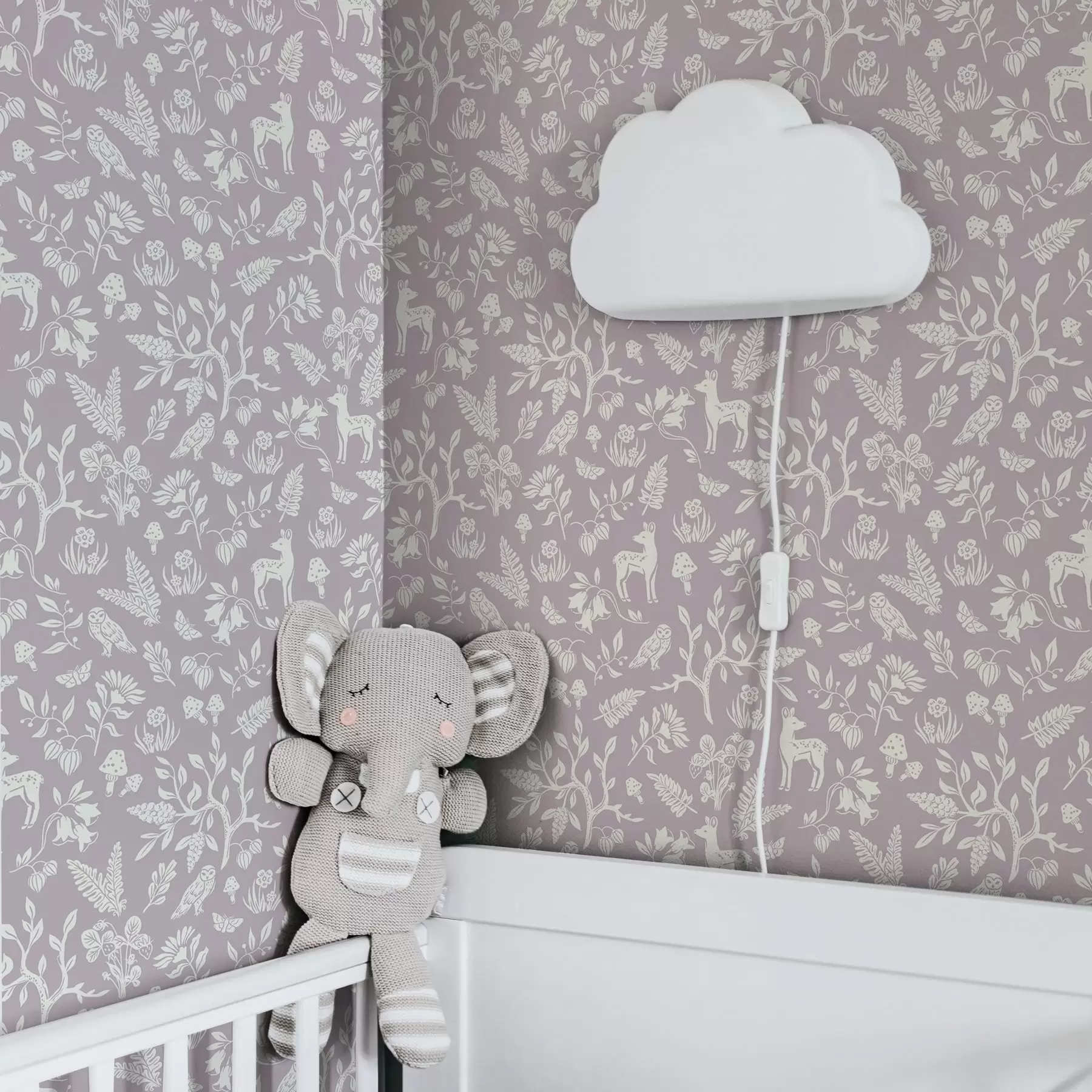 zidne murale Skandinavske male životinje s biljkama a00149v1