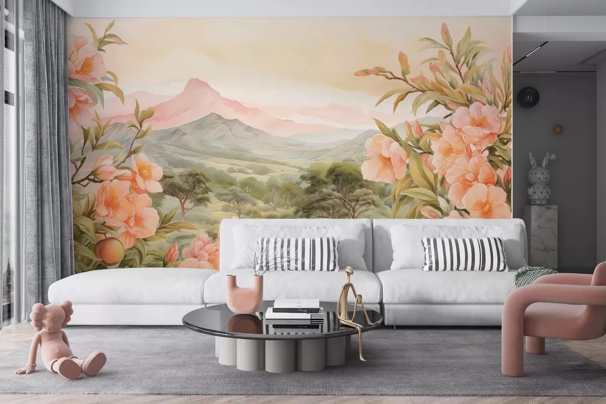 zidne murale Planinski pogled w03967