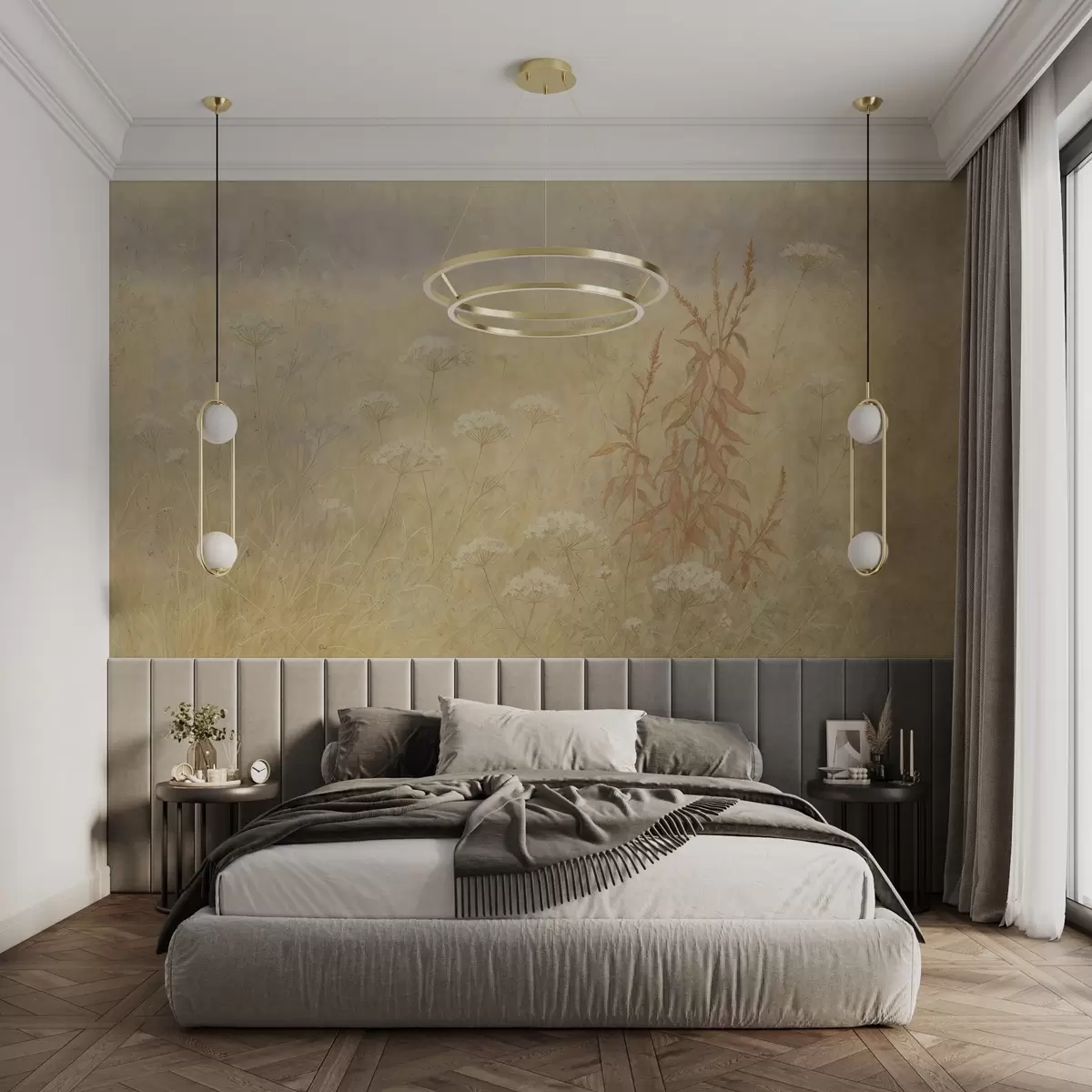 zidne murale Akvarelno polje w03972