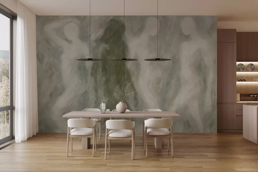 zidne murale Apstraktne siluete w03982v2