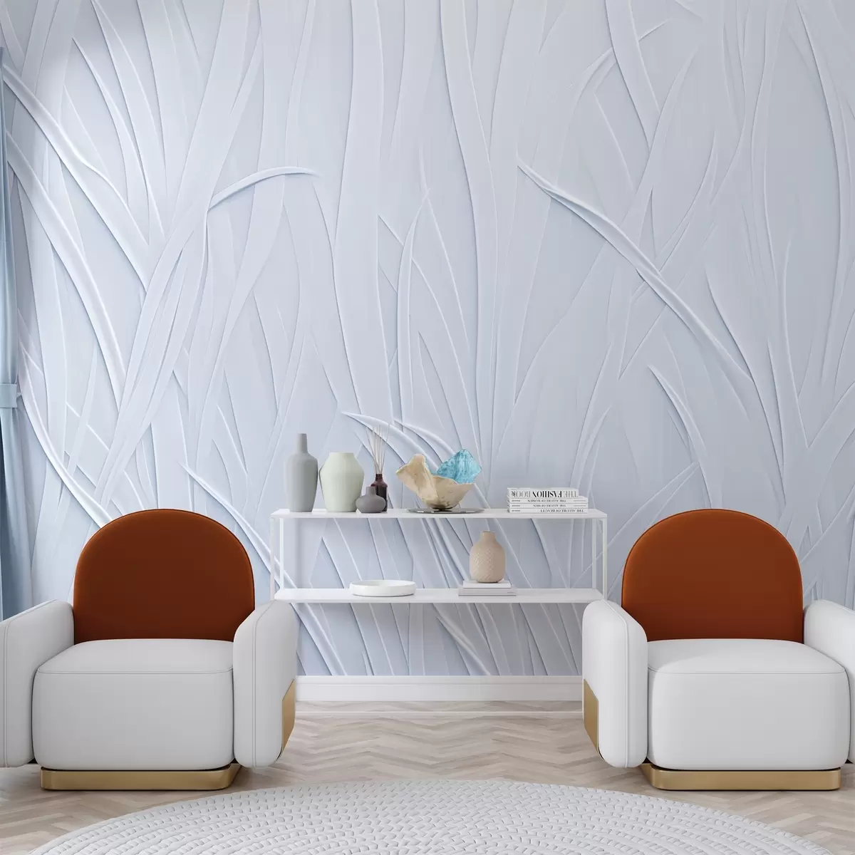 zidne murale Zakrivljene linije w03985v1