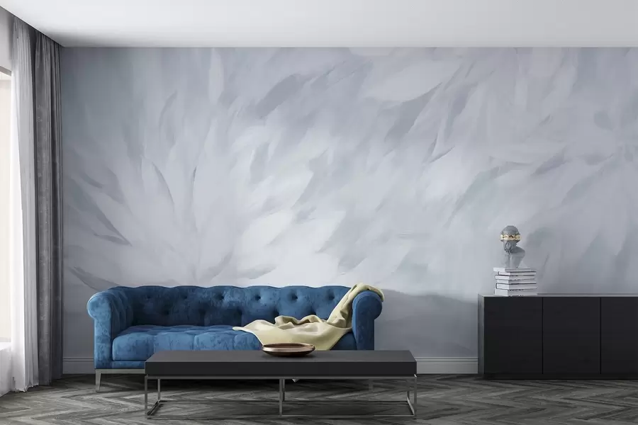 zidne murale Cvijeće u stilu mekih poteza w03986v3