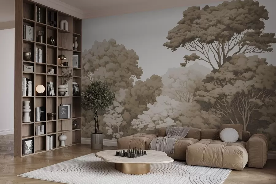 zidne murale Šumske krune w04044v1