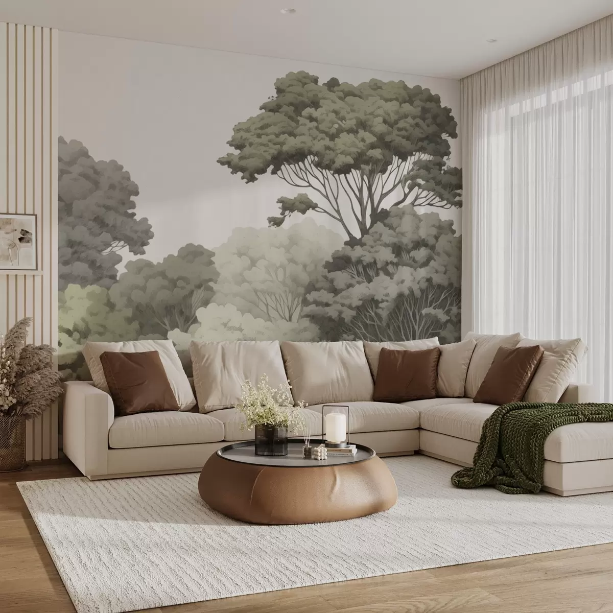 zidne murale Šumske krune w04044v2