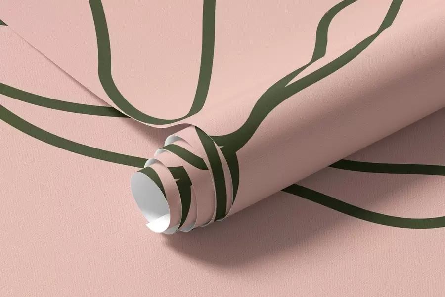 zidne murale Nježne cvjetne linije w09167v1