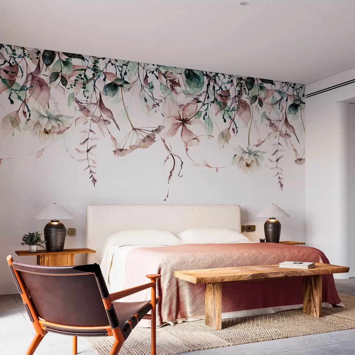 zidne murale Razbacano cvijeće w09170