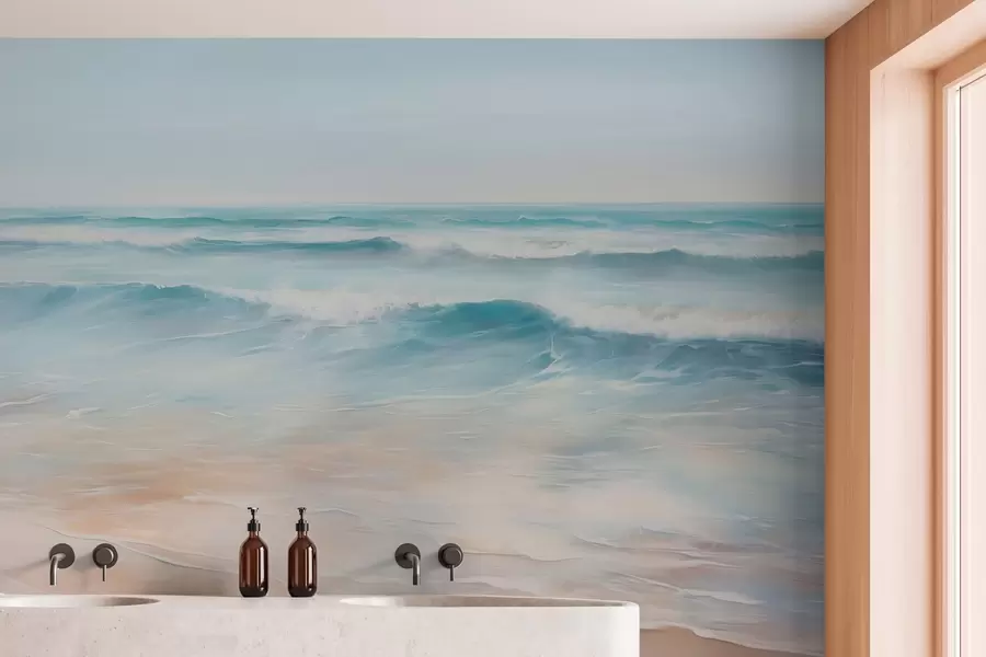 zidne murale Slika imitacije morskog pejzaža w04103