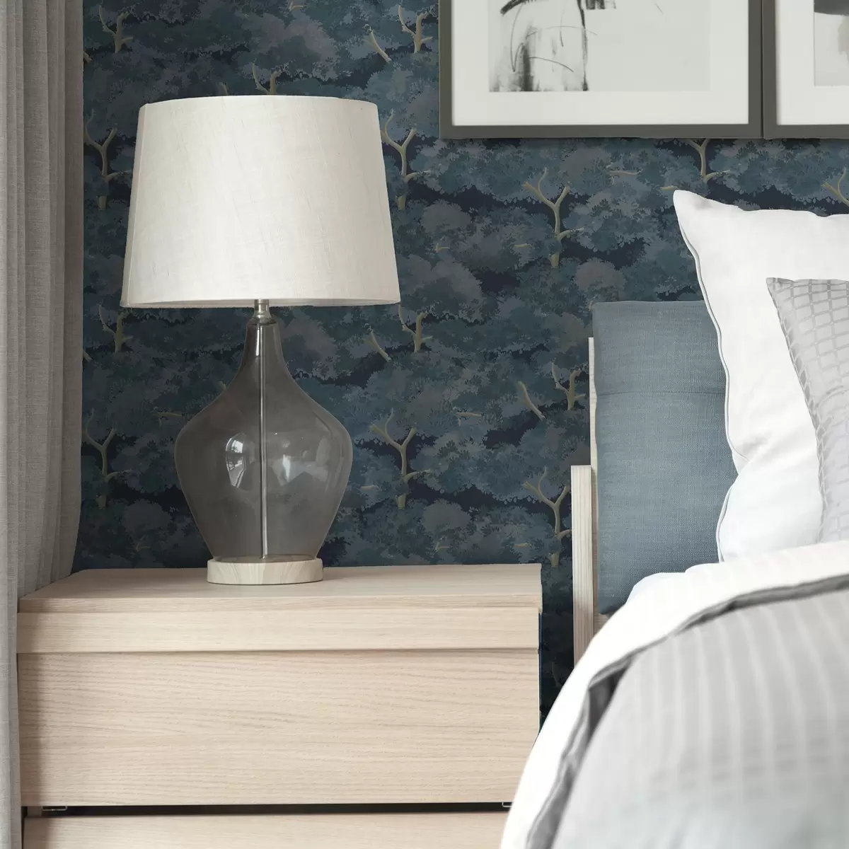 Pozadina Bež i pješčani uzorak drveća u pastelnom stilu a00170v1