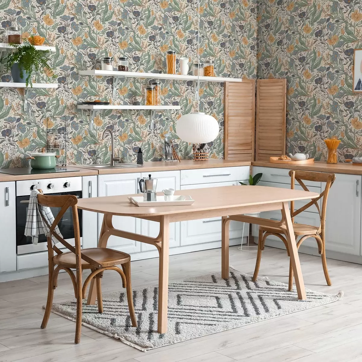 Pozadina Ručno crtana ilustracija livadnog cvijeća u toplim bojama a00180