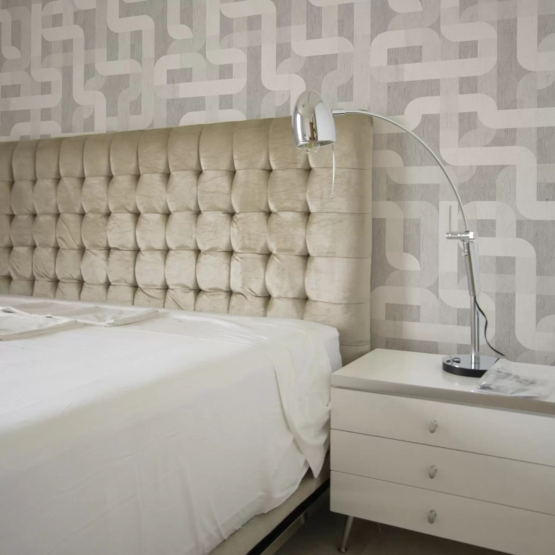 zidne murale Moderni grafički uzorak sa zakrivljenim linijama a00190