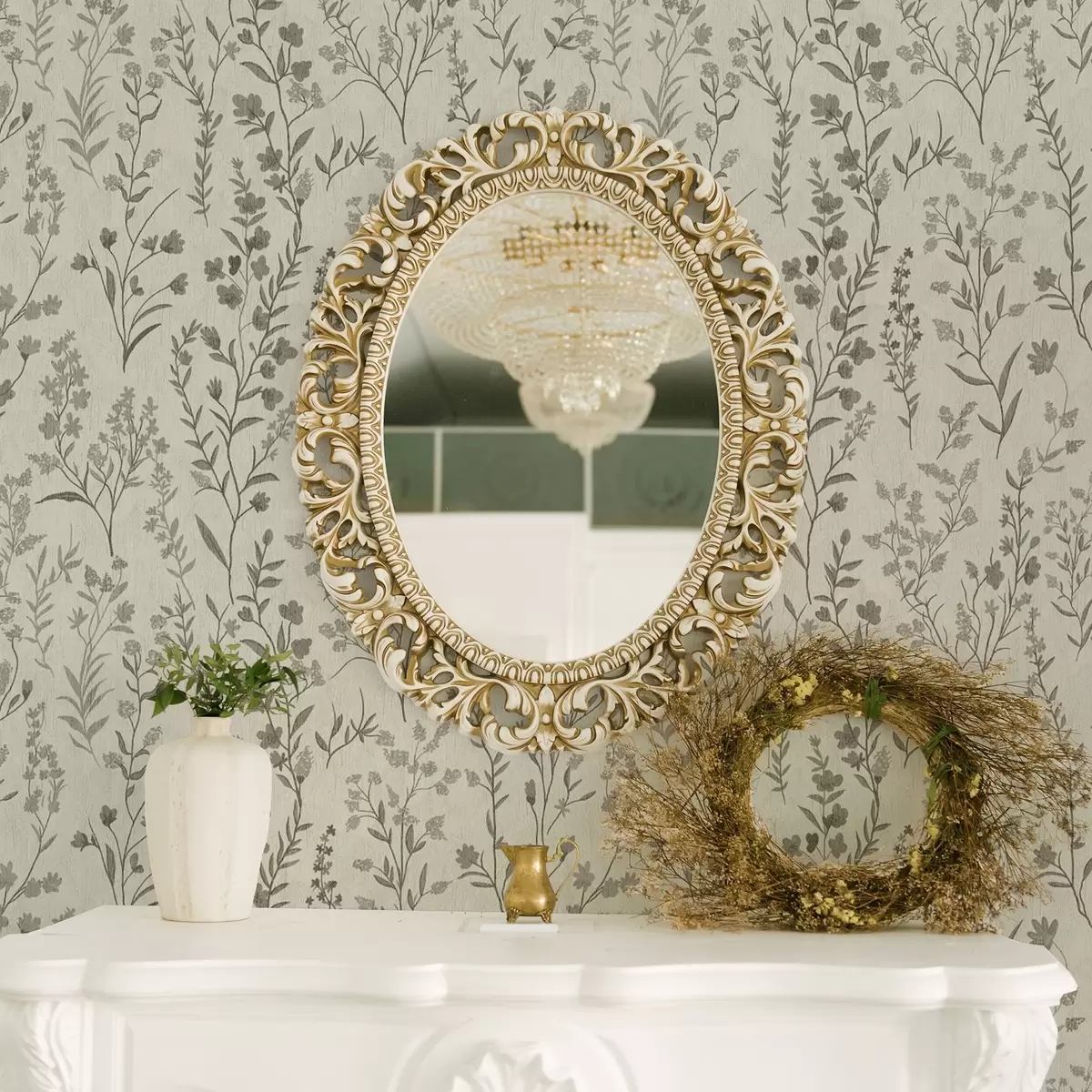 Pozadina Monokromatske livadne trave u vintage stilu a00192