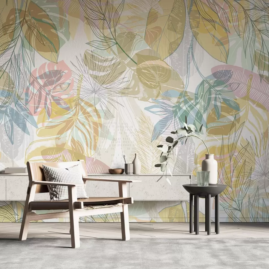 zidne murale Palmino lišće w04107v2