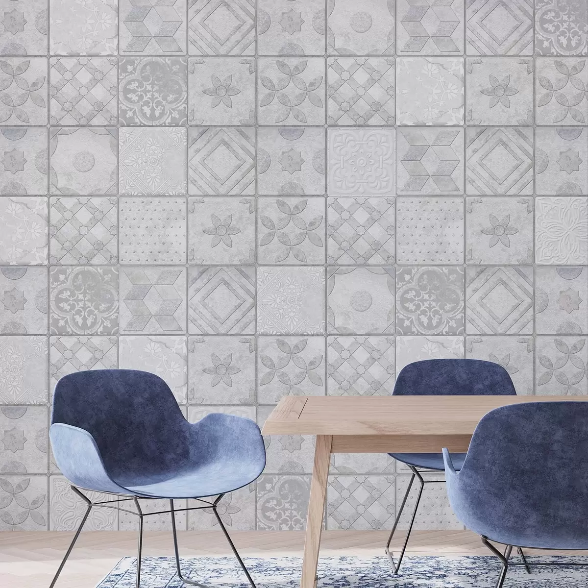 zidne murale Geometrijski uzorak w04173