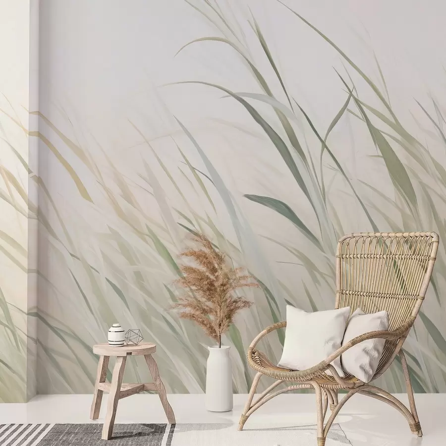 zidne murale Slikanje imitacijom trave w04175