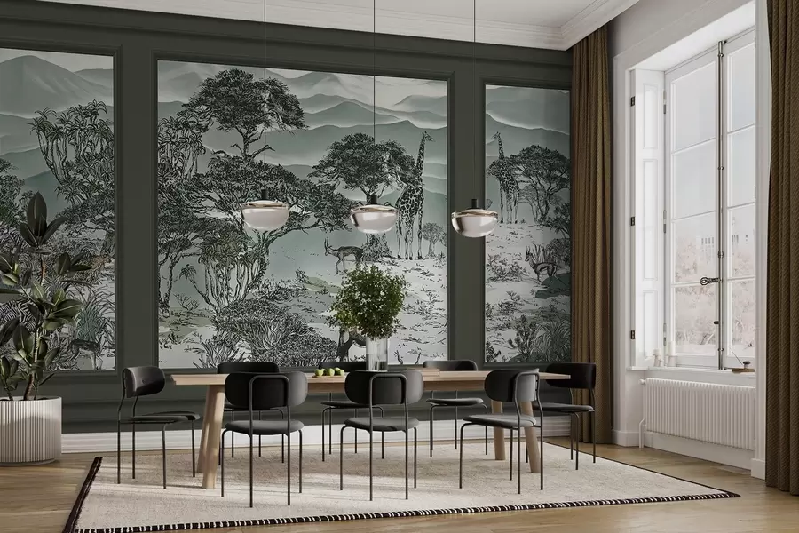 zidne murale Afričke životinje w09230v1